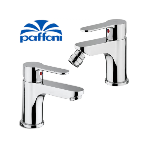 Paffoni miscelatore lavabo serie blu piletta scarico cromata 